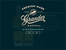 Tablet Screenshot of granderrum.com